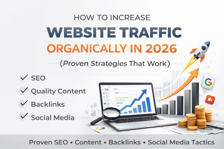 How to Increase Website Traffic Organically in 2026 (Proven Strategies That Work)