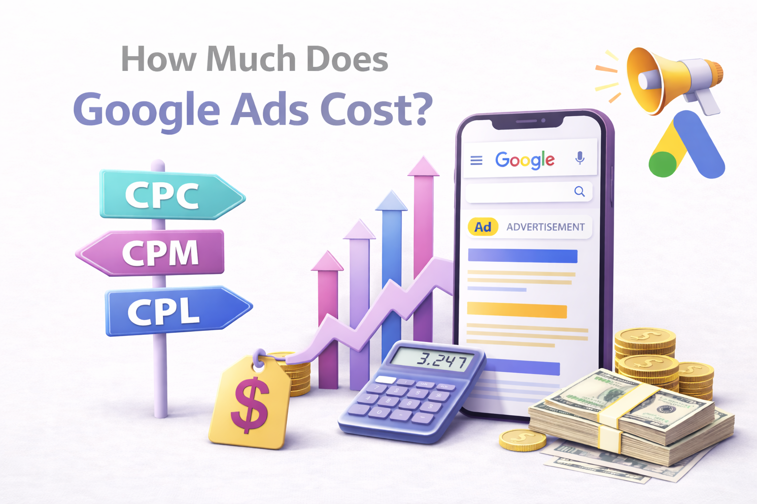 How much does google ads cost
